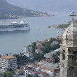 Centro histórico de Piran fora do verão na Eslovênia