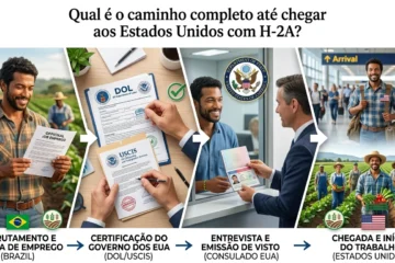 Qual é o caminho completo até chegar aos Estados Unidos com H-2A?