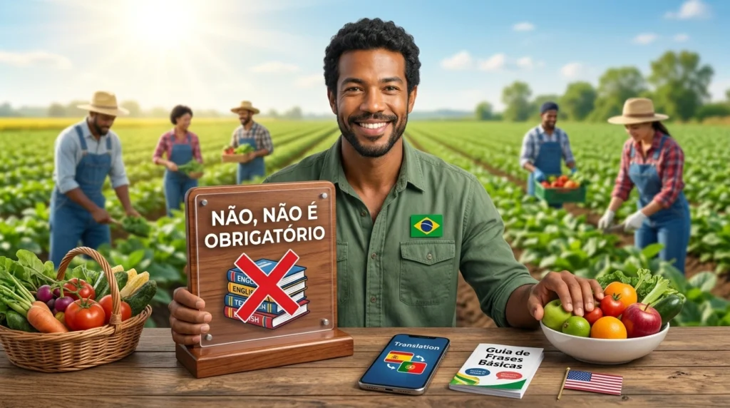 Precisa falar inglês para conseguir um emprego H-2A