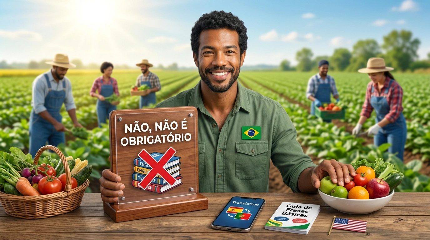 Precisa falar inglês para conseguir um emprego H-2A